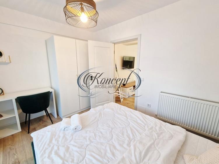 Apartament cu 2 camere semidecomandat, mobilat în Dâmbul Rotund