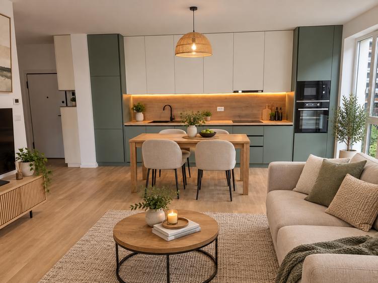 Apartament cu 2 camere semidecomandat în Torontalului