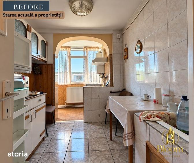 Apartament cu 2 camere semidecomandat în Țiglina 3
