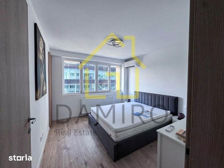 Apartament cu 2 camere semidecomandat, mobilat în Tei