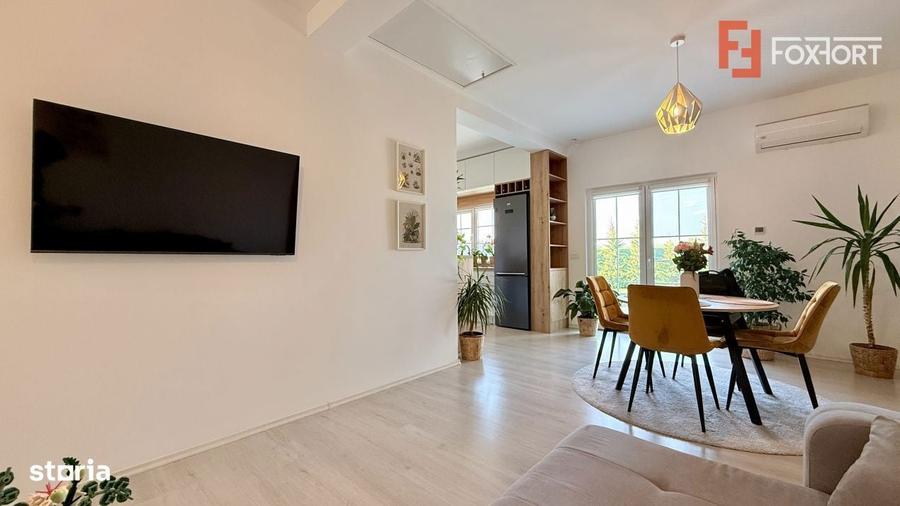 Duplex de vanzare, 3 camere + 2 bai - mobilat si utilat - Mosnita Noua - 6