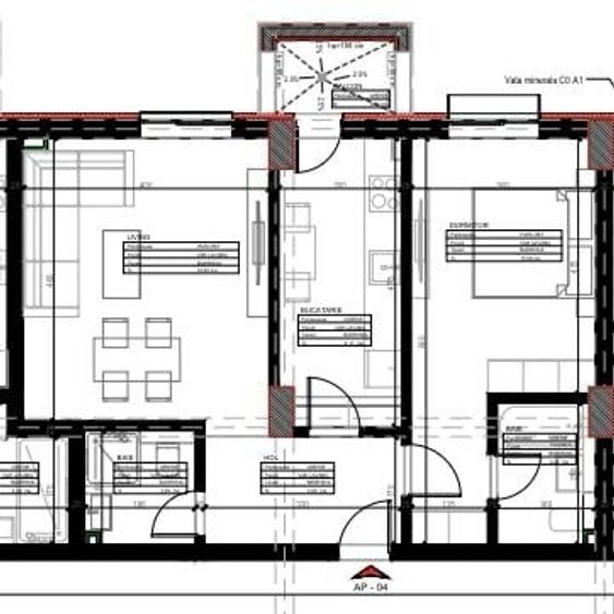 Apartament cu 2 camere în Kamsas