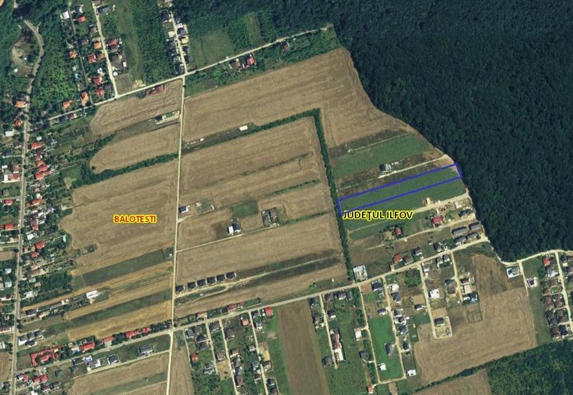 Teren Construcții intravilan de 8401 mp, în Balotești