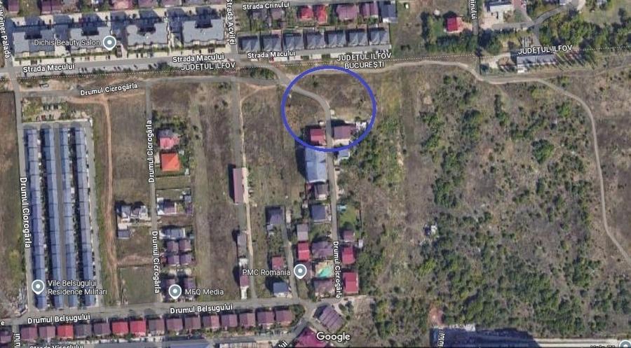 Teren Construcții intravilan de 520 mp, în Militari