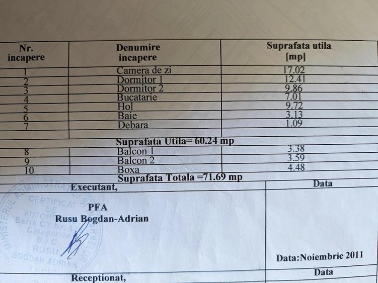 Apartament cu 3 camere decomandat în Nord