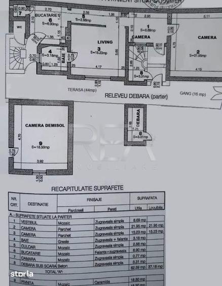Apartament cu 2 camere, mobilat în Victoriei