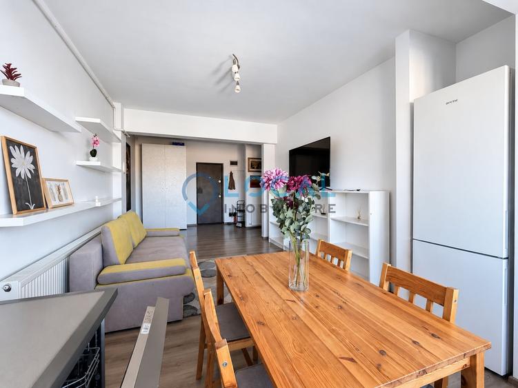 Apartament cu 2 camere semidecomandat, mobilat în Dâmbul Rotund