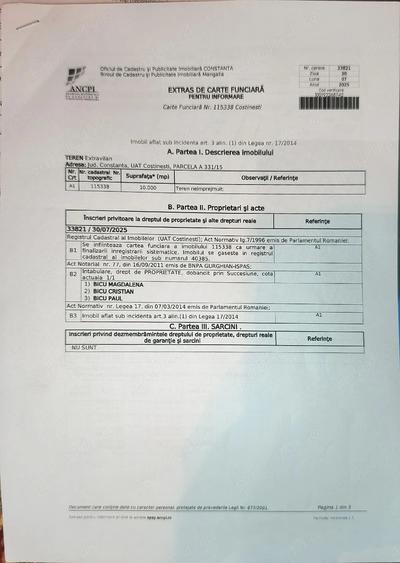 Teren de 20000 mp, în Central