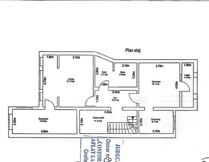Apartament cu 2 camere în Terezian