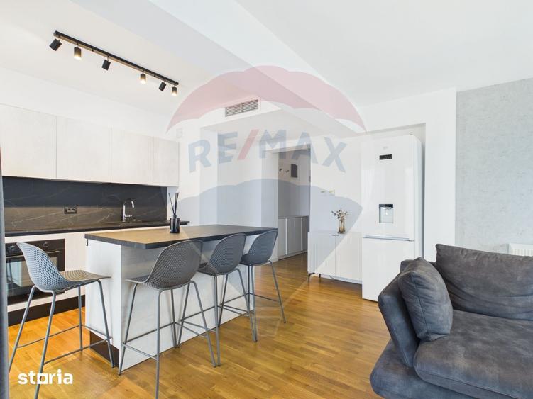 Apartament cu 2 camere, mobilat în Băneasa