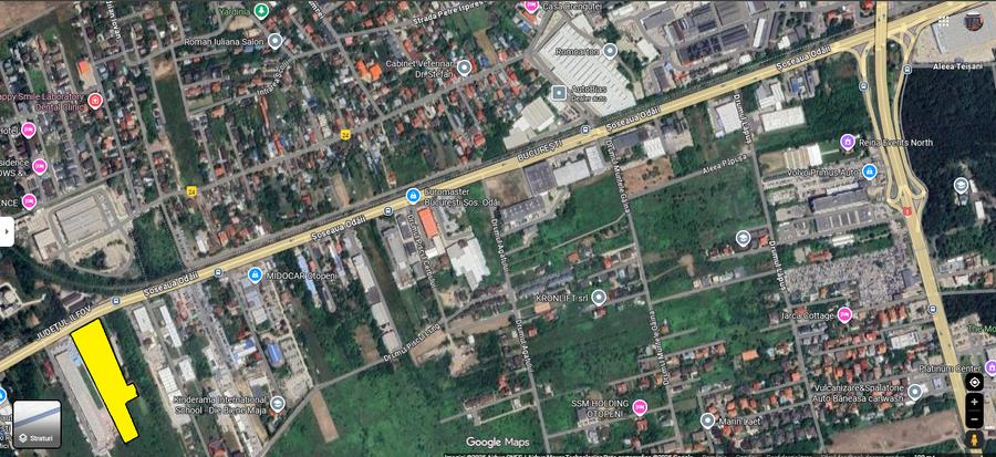 Teren Construcții intravilan de 12761 mp, în DN 1