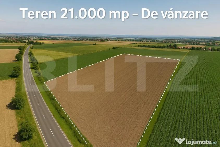 Teren de 21000 mp, în Central