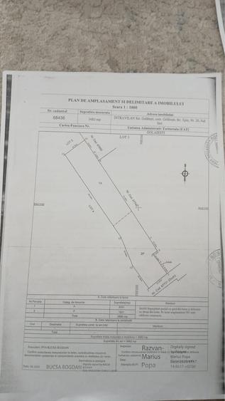 Teren de 7000 mp, în Golăiești