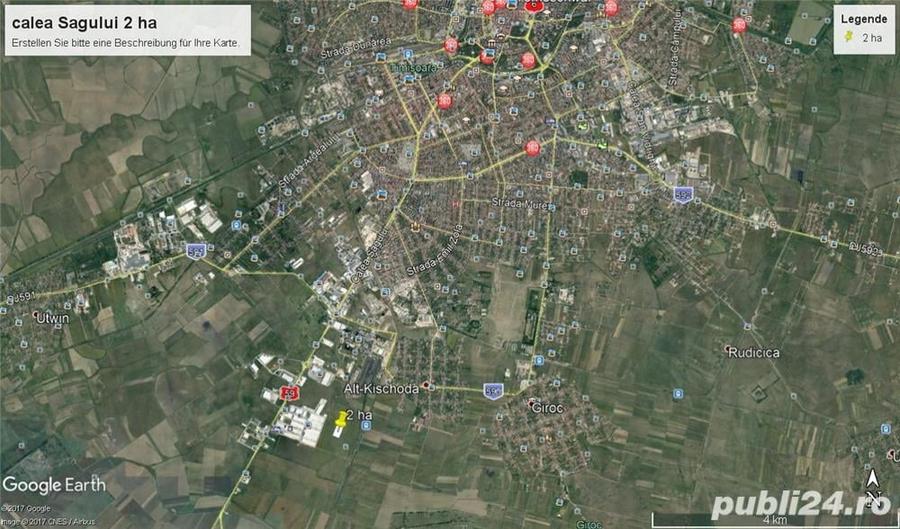 Teren de 20000 mp, în Șagului