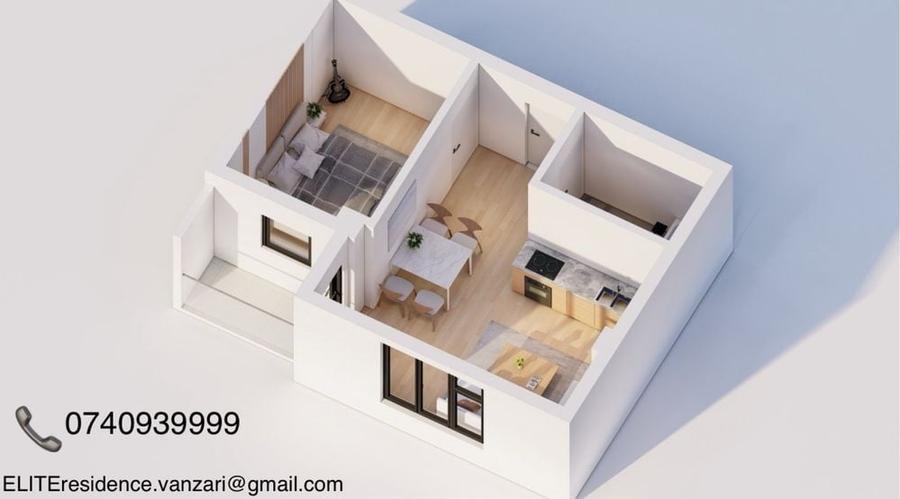 Apartament cu 2 camere decomandat în Rădăuți