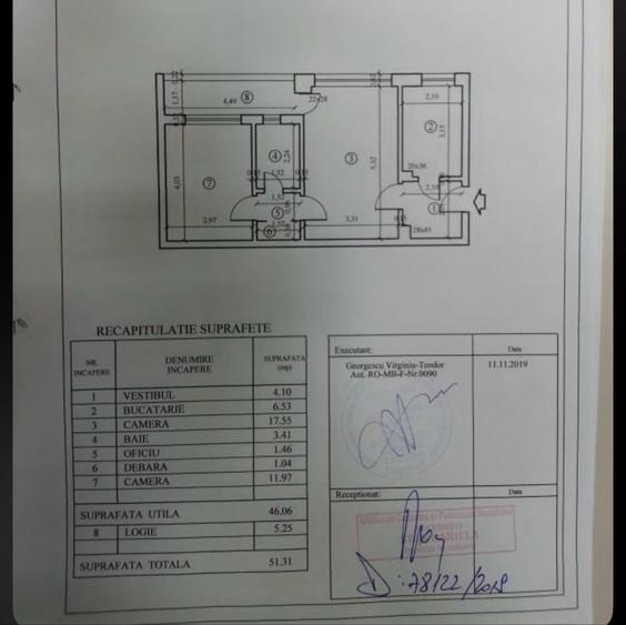 Apartament cu 2 camere semidecomandat în Universitate