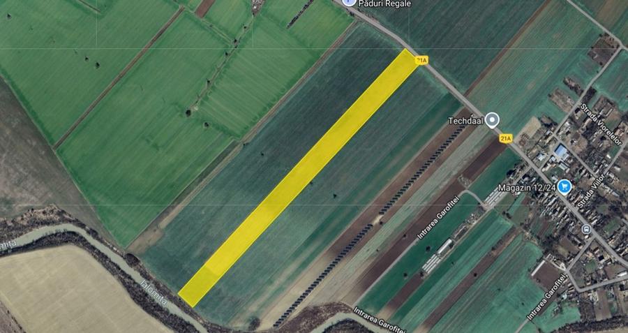 Teren agricol extravilan de 15008 mp, în Nuci
