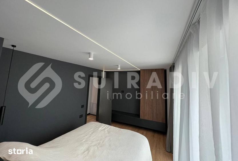 Apartament cu 3 camere, mobilat în Central