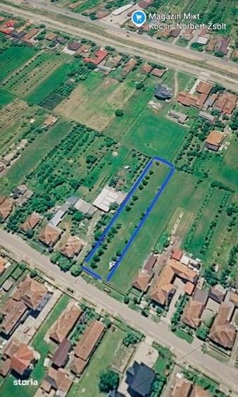 Teren de 2200 mp, în Vama