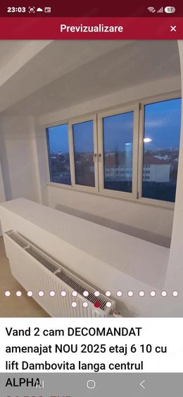 Apartament cu 2 camere decomandat în Dâmbovița