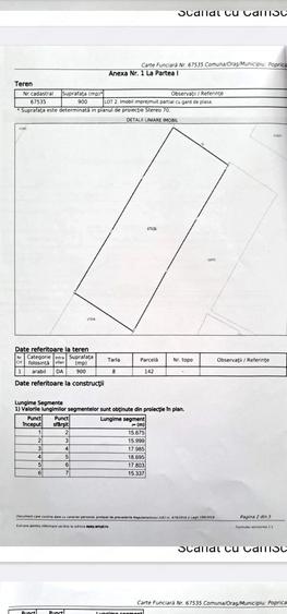 Teren de 900 mp, în Vânători