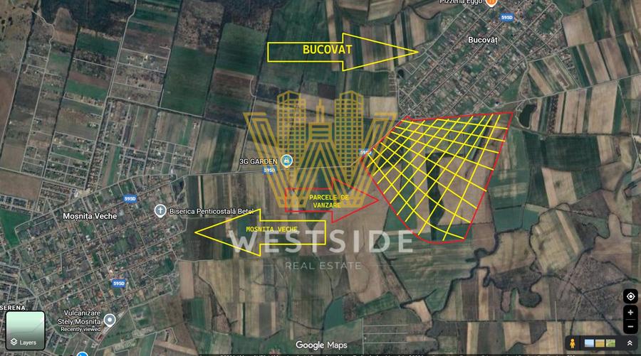 Teren Construcții intravilan de 555 mp, în Bucovăț (Remetea Mare)