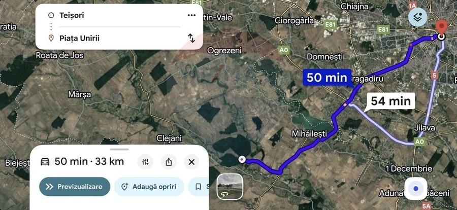 Teren Construcții intravilan de 2000 mp, în Sud
