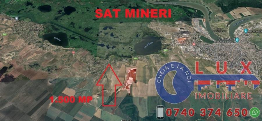 Teren de 1500 mp, în Mineri