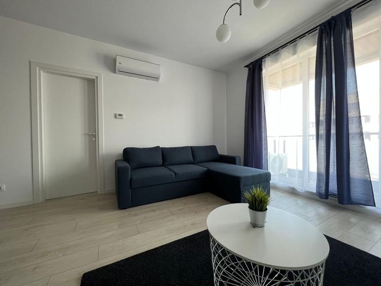 Apartament cu 2 camere semidecomandat, mobilat în Pipera
