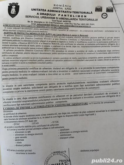 Teren de 840 mp, în Central