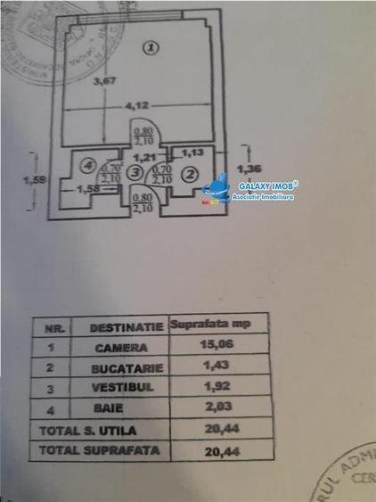 Garsonieră decomandată în Dorobanți