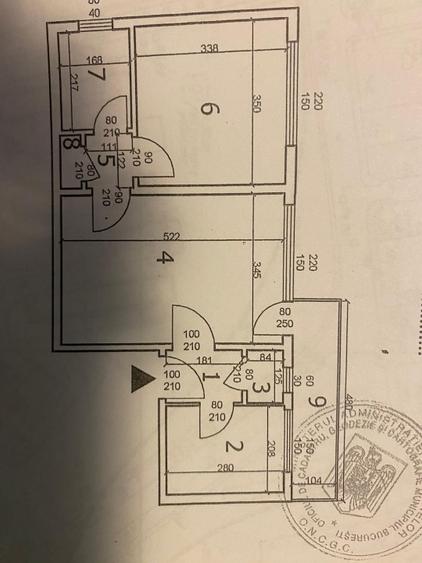 Apartament cu 2 camere semidecomandat, mobilat în Pajura