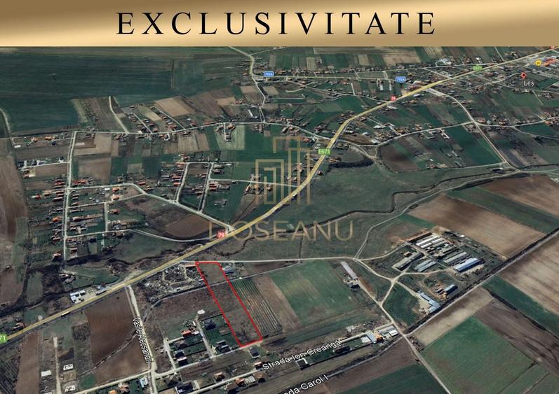 Teren Construcții intravilan de 10957 mp, în Leș
