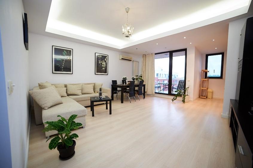 Apartament cu 2 camere semidecomandat, mobilat în Herăstrău