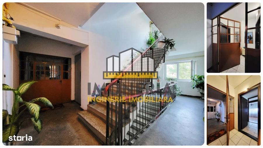 Apartament cu 3 camere semidecomandat în Colentina