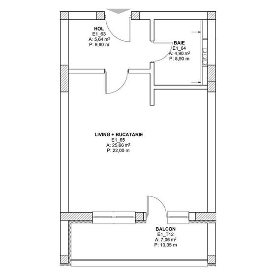Studio 43 mp| Prima inchiriere|Parcare inclusa|Ivory Residence Pipera - 11