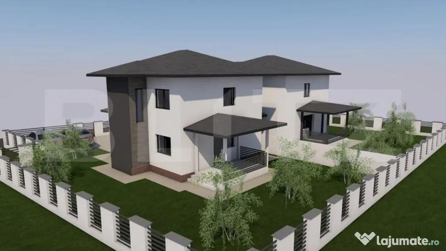 Casă cu 4 camere cu Teren 387 Mp în Horpaz