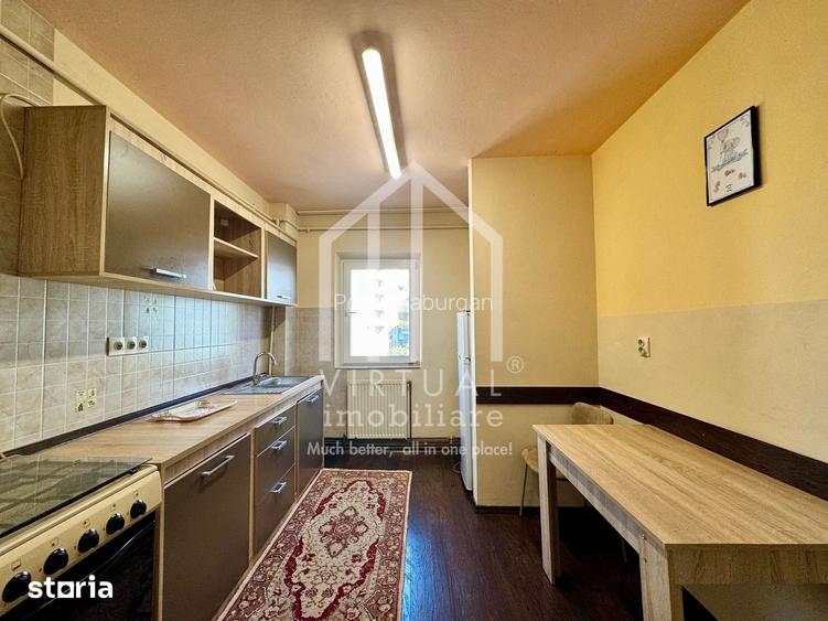 Apartament cu 2 camere, 50mp utili + balcon, etaj 4/8, bloc cu lift