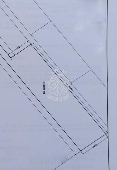 Teren Construcții intravilan de 2025 mp, în Nord