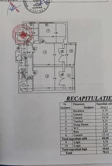 Apartament cu 3 camere decomandat în Splaiul Independenței