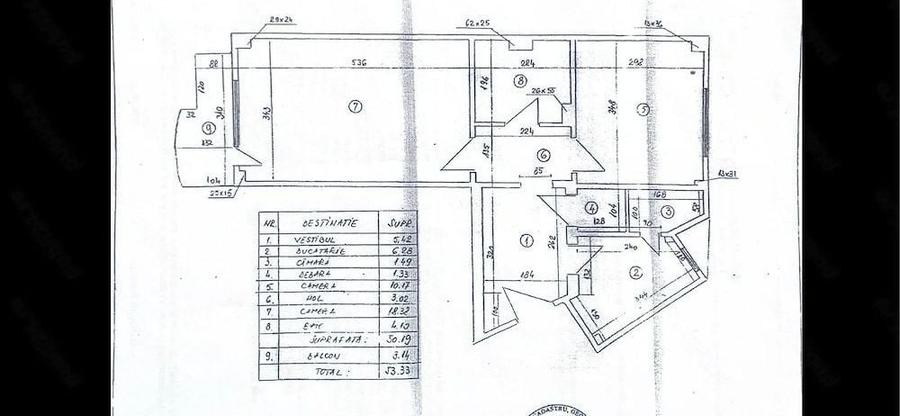 Apartament cu 2 camere decomandat în Obor