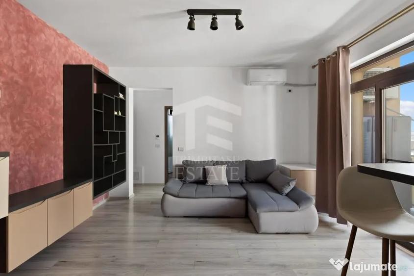 Apartament cu 3 camere semidecomandat în Central
