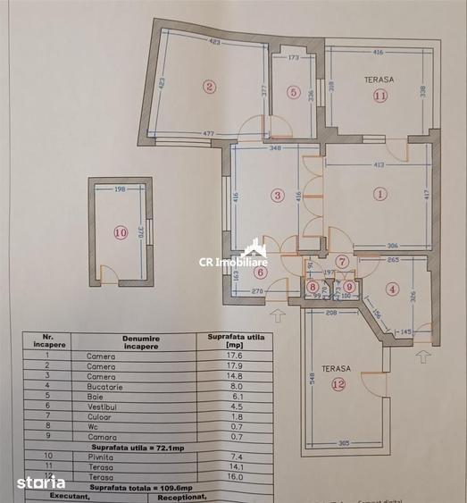 Apartament cu 4 camere semidecomandat în Centrul Civic