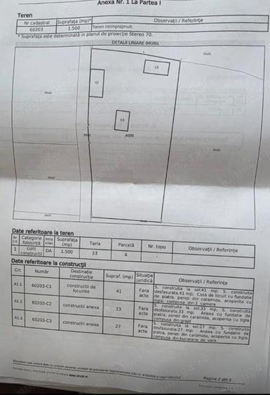 Casă cu 2 camere cu Teren 1500 Mp în Sâncraiu de Mureș