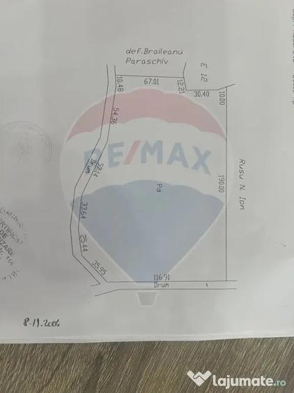 Teren de 25000 mp, în Răcoasa