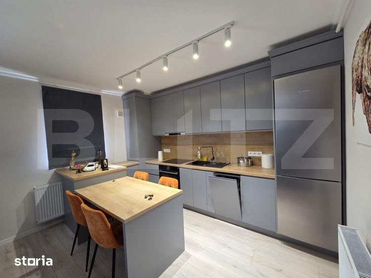 Apartament cu 3 camere semidecomandat, mobilat în Florești — fotografia 1