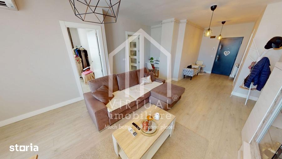 Apartament cu 3 camere, mobilat în Turnișor