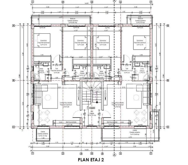 Apartament cu 3 camere în Ovidiu
