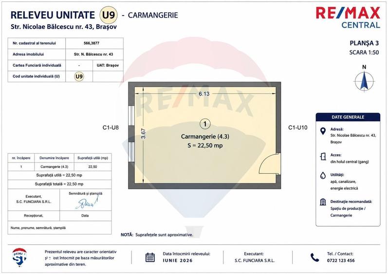 Spațiu comercial, de 299 mp, în Centrul Istoric