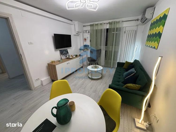 Apartament cu 2 camere, mobilat în Calea Victoriei